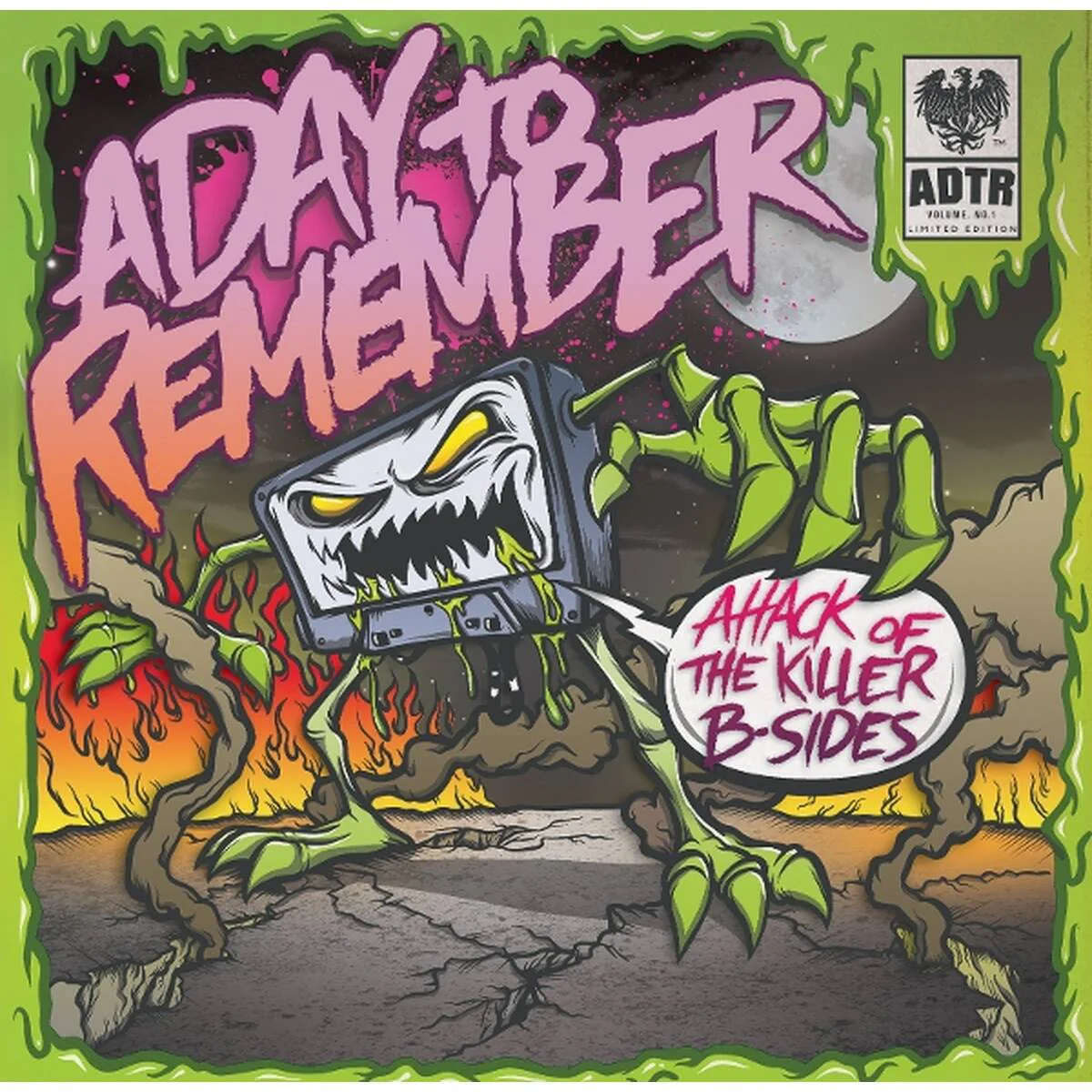 A Day To Remember - Attack Of The Killer B-Sides (15th Anniversary Edition) (RSD2025 Neon Orange Vinyl 10") - Image 2