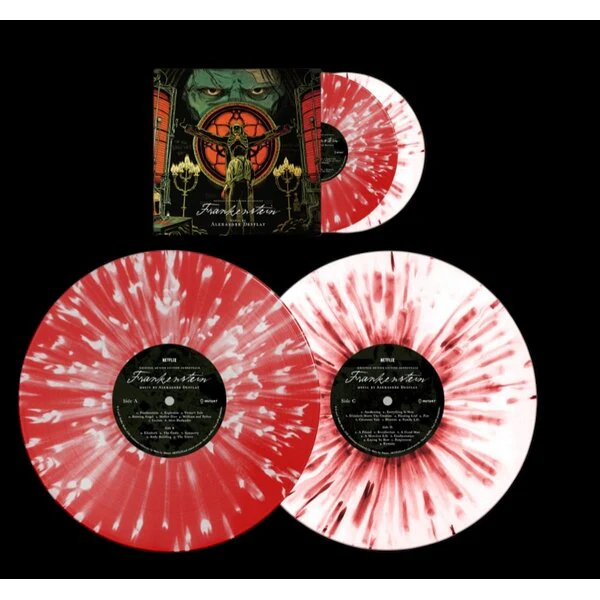 Alexandre Desplat - Frankenstein (Red & White Splatter Vinyl LP) - Image 3