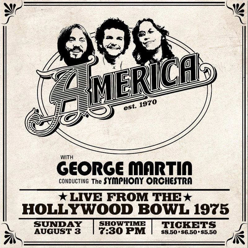 AMERICA - LIVE AT THE HOLLYWOOD ... (Colour Tbc Vinyl)