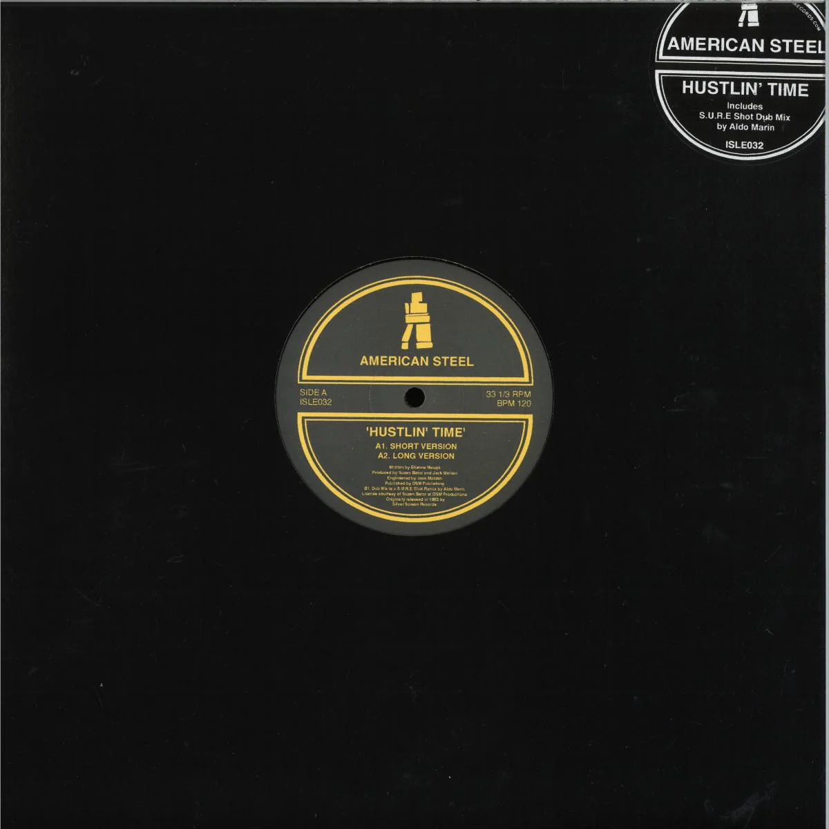 American Steel - 'Hustlin' Time' (12")
