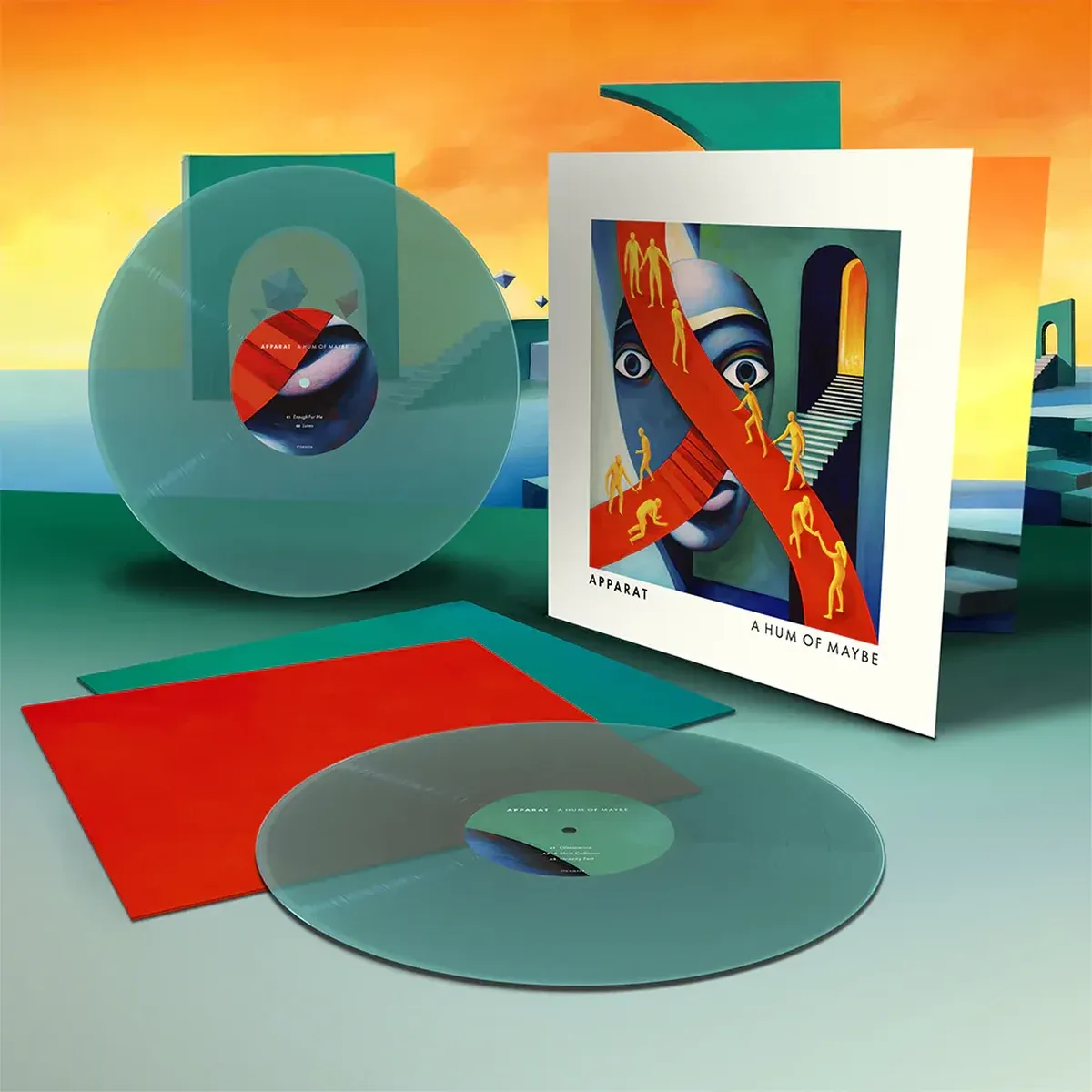 Apparat - A Hum Of Maybe (Turquoise Vinyl LP) - Image 2