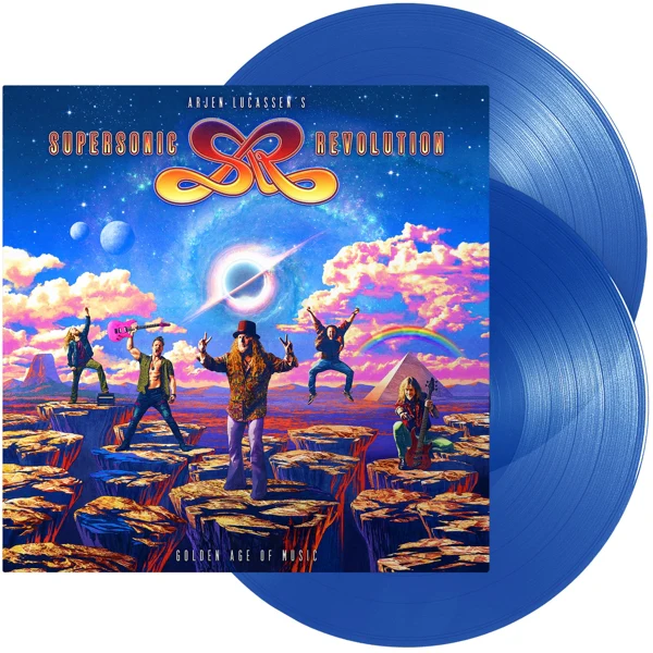 Arjen -Supersonic Revolution- Lucassen - Golden Age of Music (Transparent Blue Vinyl)