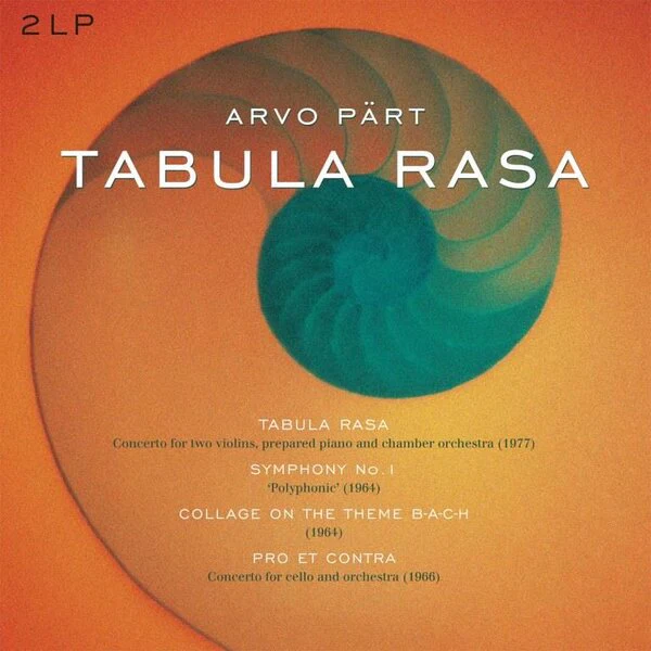 Arvo Part - Tabula Rasa-Symphony 1-Collage On A Theme B-A-C-H-Pro Et Contra (Orange Vinyl LP) - Image 2