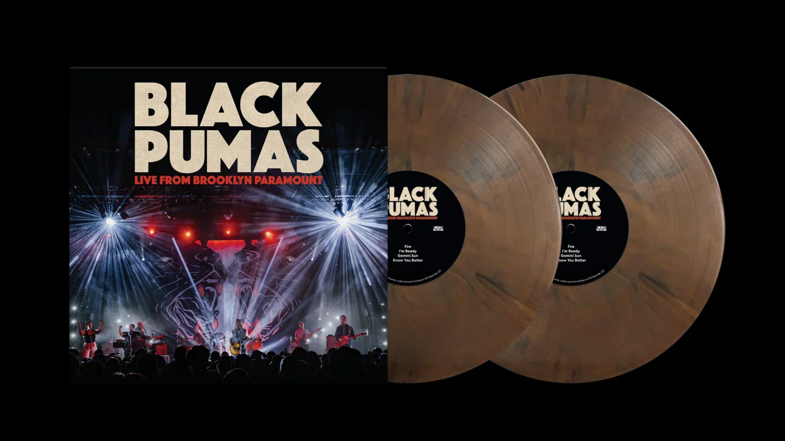 Black Pumas - Live From Brooklyn Paramount (Brown Marbled LP) - Image 2