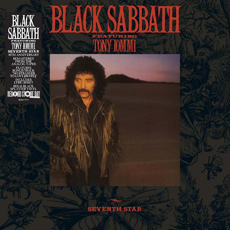 Black Sabbath - Seventh Star (40th Anniversary Edition) (Red and Black Splatter Vinyl LP)