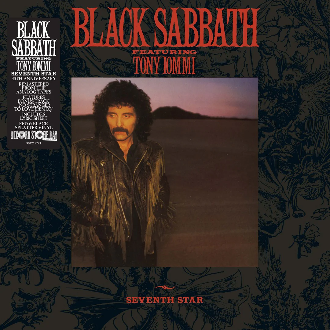 Black Sabbath - Seventh Star (40th Anniversary Edition) (Red and Black Splatter Vinyl LP) - Image 2