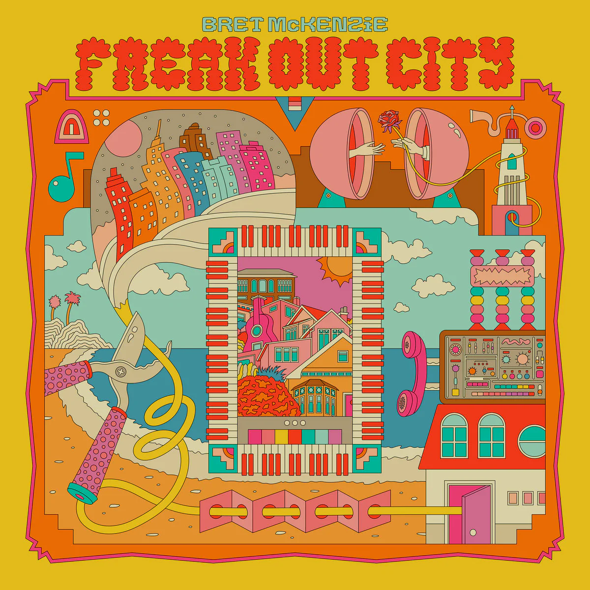 Bret McKenzie - Freak Out City (Light Rose Vinyl LP) - Image 2