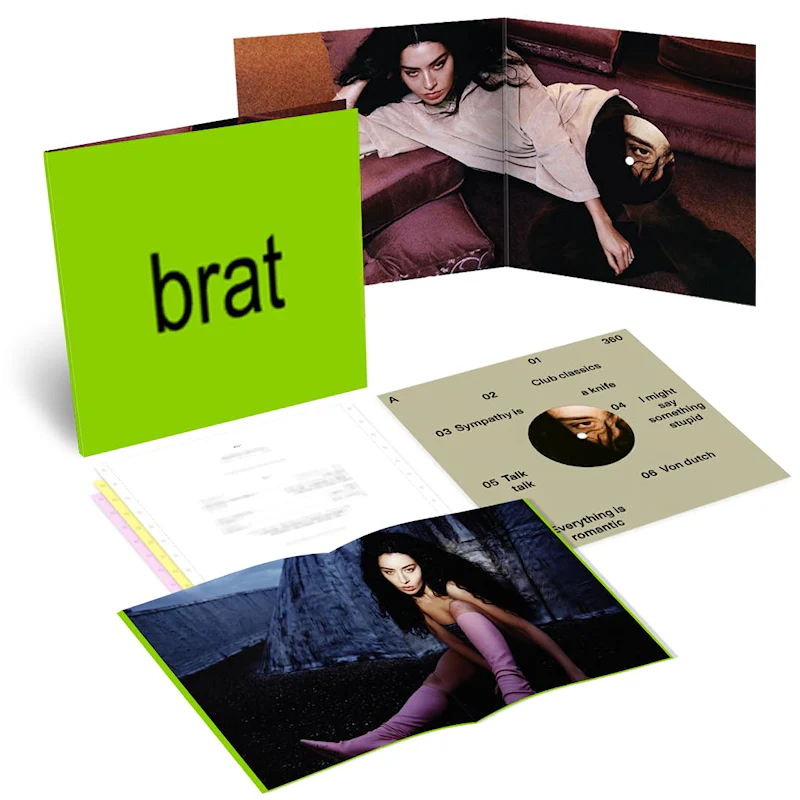 Charli Xcx - Brat (Black Ice Coloured LP)