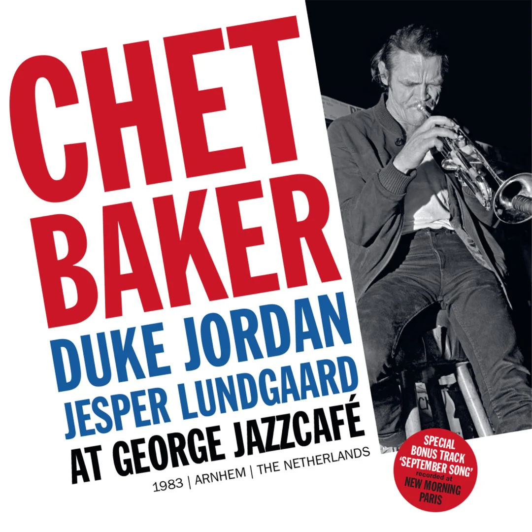 Chet Baker - At George Jazzcafe Arnhem, 1983, the Netherlands (Solid Blue Vinyl LP) - Image 2