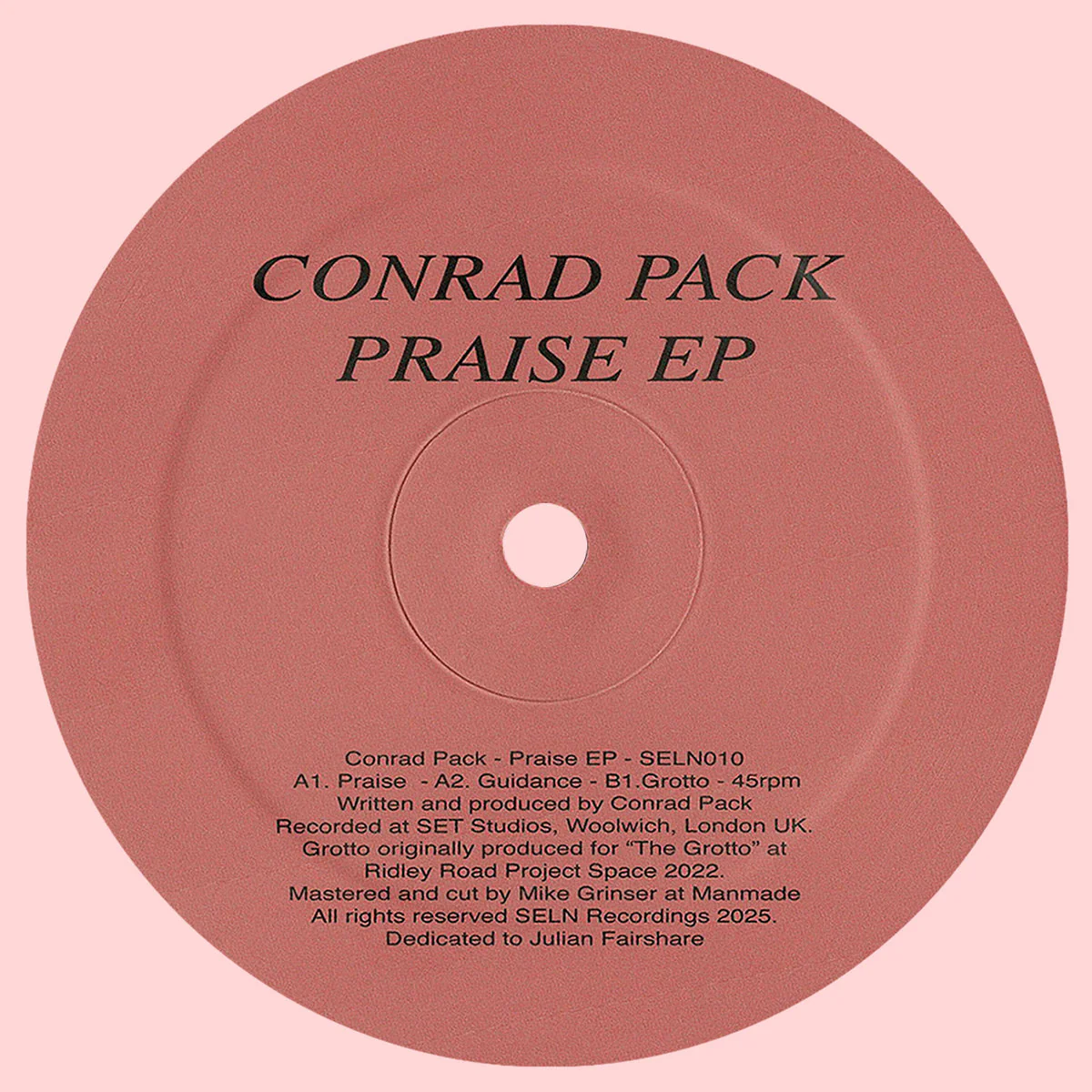 Conrad Pack - Praise EP (12")