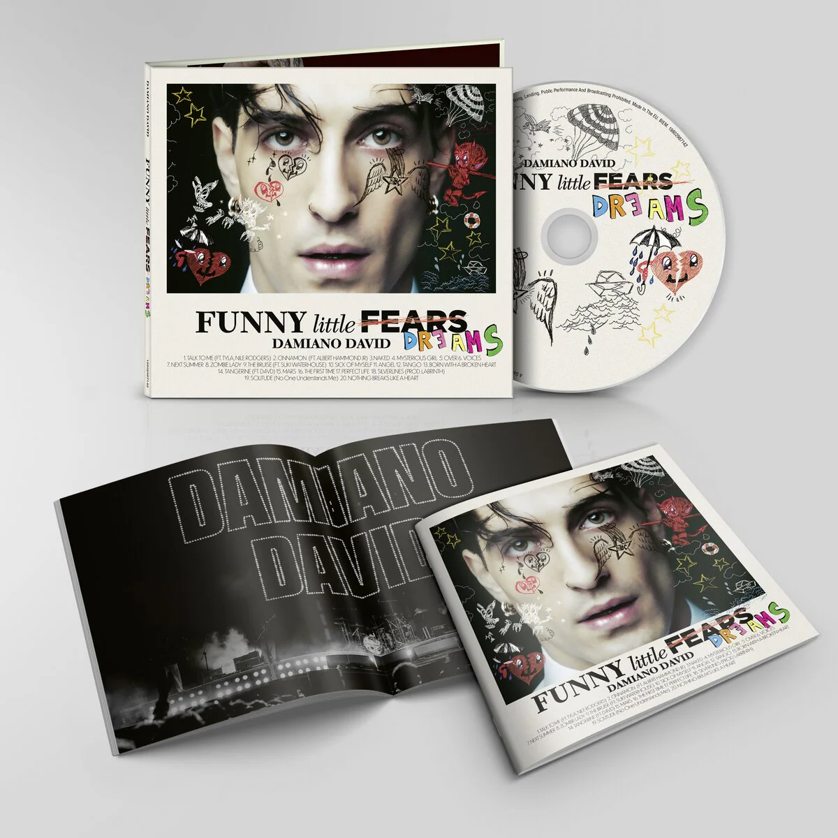 Damiano David - FUNNY little FEARS (DREAMS) (CD) - Image 2