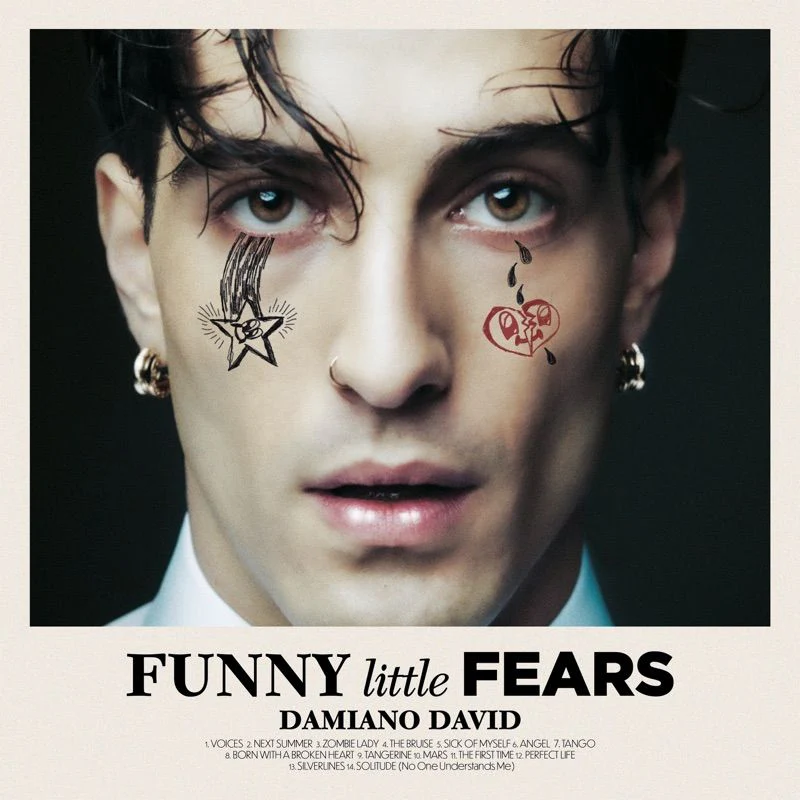 Damiano David - Funny Little Fears (Pink Coloured Vinyl With Handsigned Lyrics Insert LP) - Image 2