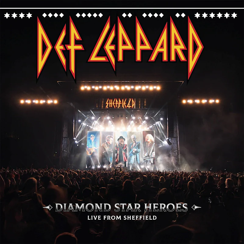 Def Leppard - Diamond Star Heroes Live From Sheffield (Black, Red & White Splatter Vinyl LP) - Image 2