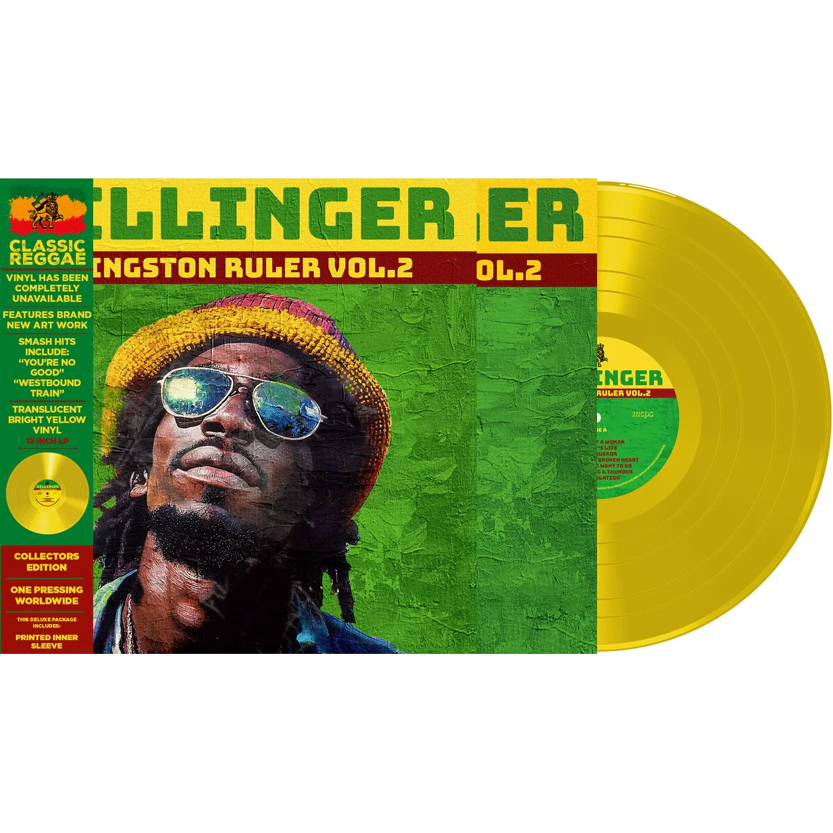 Dillinger - Kingston Ruler Vol.2 (Yellow Vinyl LP) - Image 3
