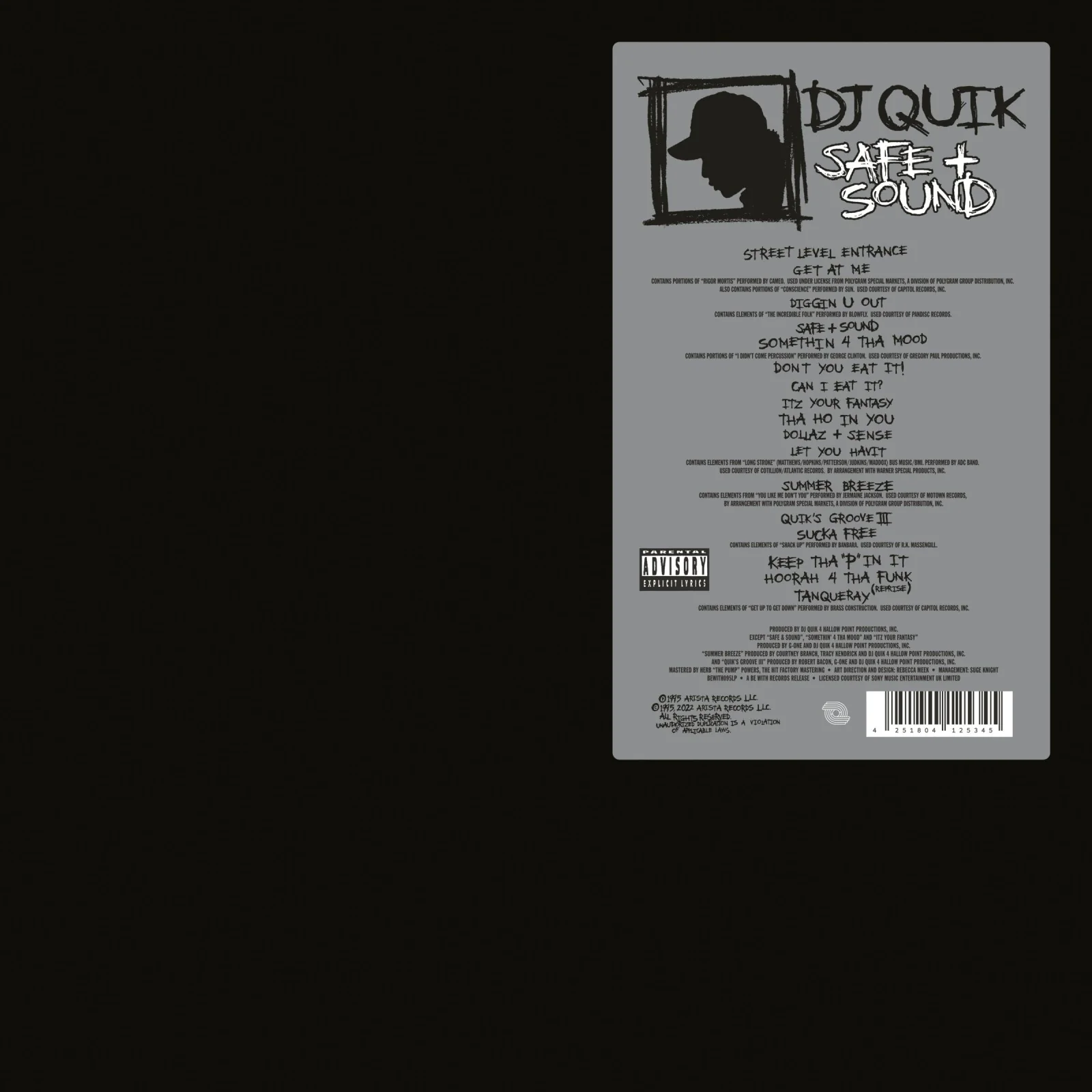 DJ Quik - Safe And Sound (LP) - Image 2