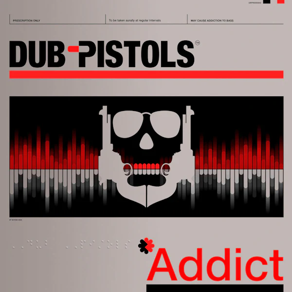 Dub Pistols - Addict (Red & Black Splatter LP)