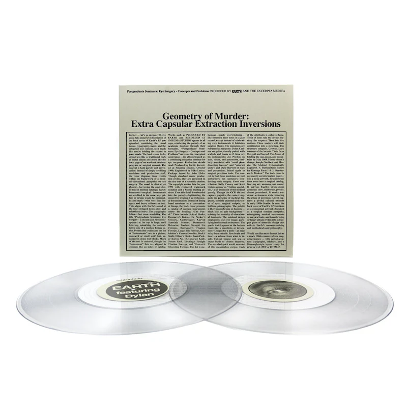 Earth X Black Noise - Geometry of Murder: Extra Capsular Extraction Inversions (Clear Vinyl LP)
