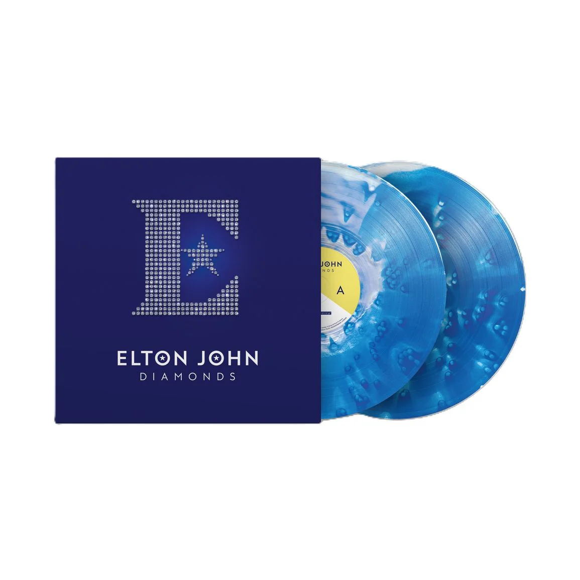 Elton John - Diamonds (Diamond Blue Vinyl LP) - Image 2