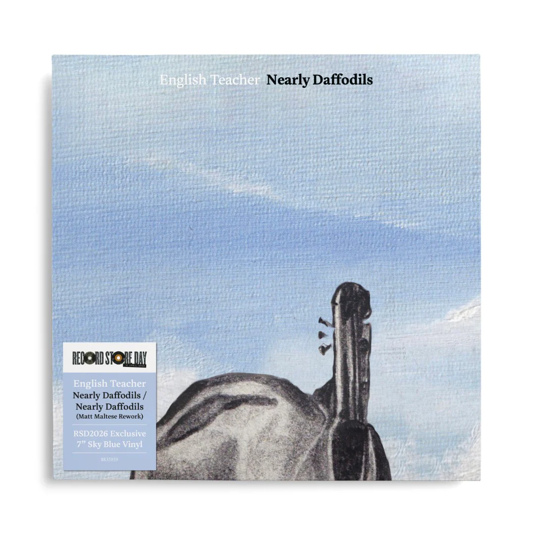 English Teacher - Nearly Daffodils (40g White & Blue Vinyl 7") - Image 2