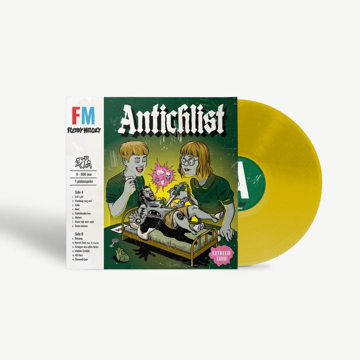 Fleddy Melculy - Antichlist (Yellow LP) - Image 2