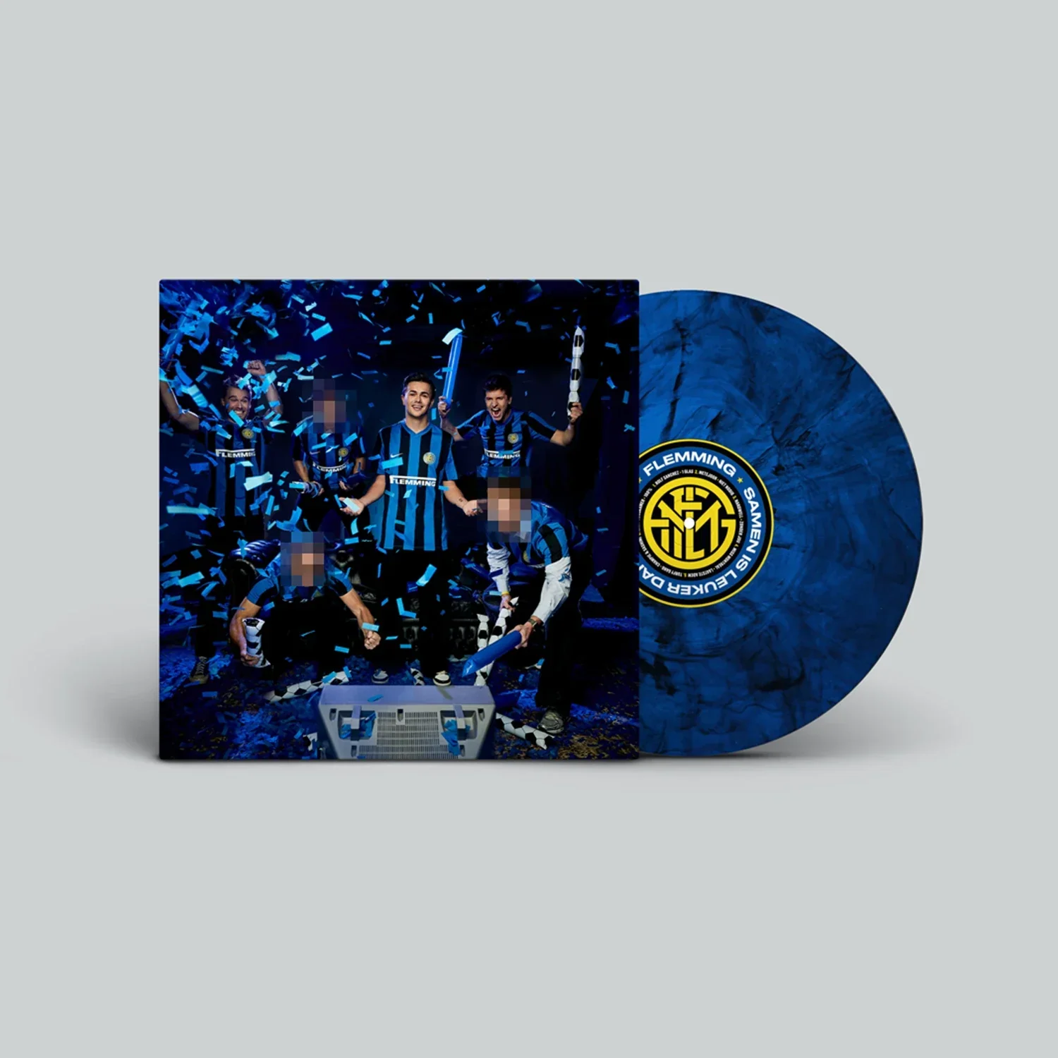 Flemming - Samen Is Leuker Dan Alleen (Blue & Black Smoke Vinyl LP) - Image 2