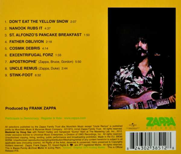 Frank Zappa - Apostrophe(') - Image 2