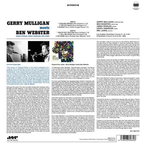 Gerry Mulligan - Meets Ben Webster (LP) - Image 2