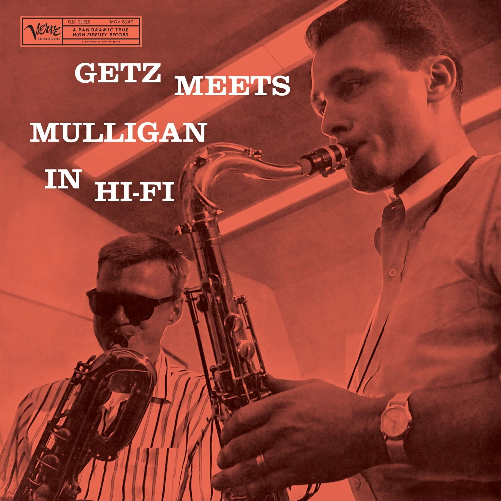 Gerry Mulligan & Stan Getz - Getz Meets Mulligan In Hi-Fi (Acoustic Sounds LP) - Image 2