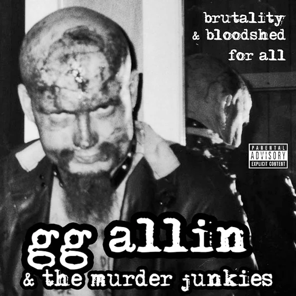 Gg & the Murder Junkies Allin - Brutality and Bloodshed For All (Clear Orange LP)