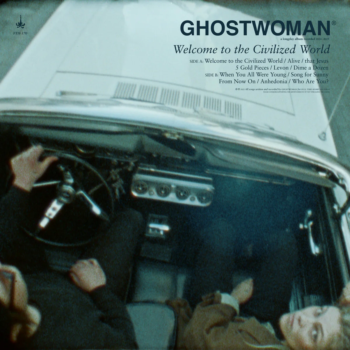 Ghost Woman - Welcome to the Civilized World (Coke Bottle Clear Vinyl LP) - Image 2