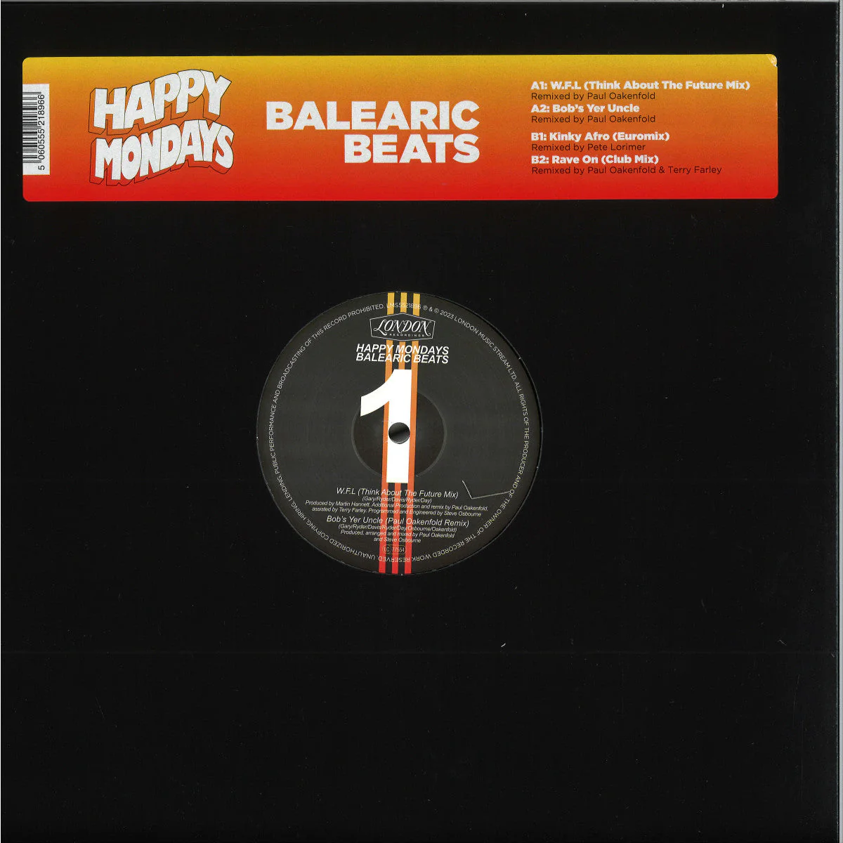 HAPPY MONDAYS - BALEARIC BEATS (12") - Image 2