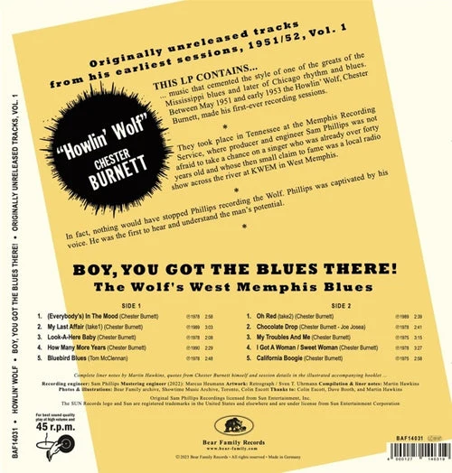Howlin' Wolf - Boy, You Got The Blues There! 1 (LP) - Image 2