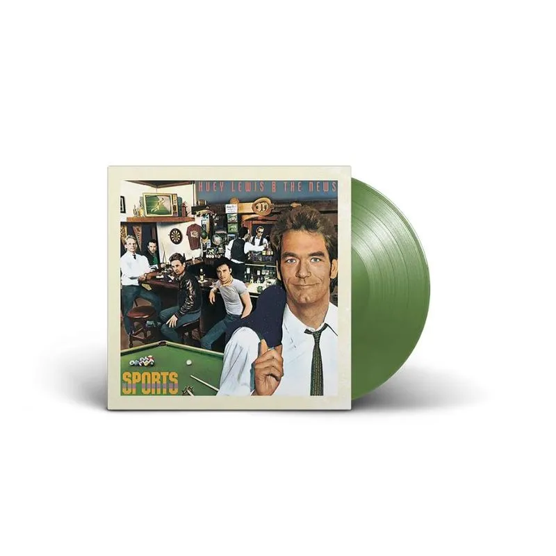Huey Lewis & The News - Sports (Green Coloured LP) - Image 2
