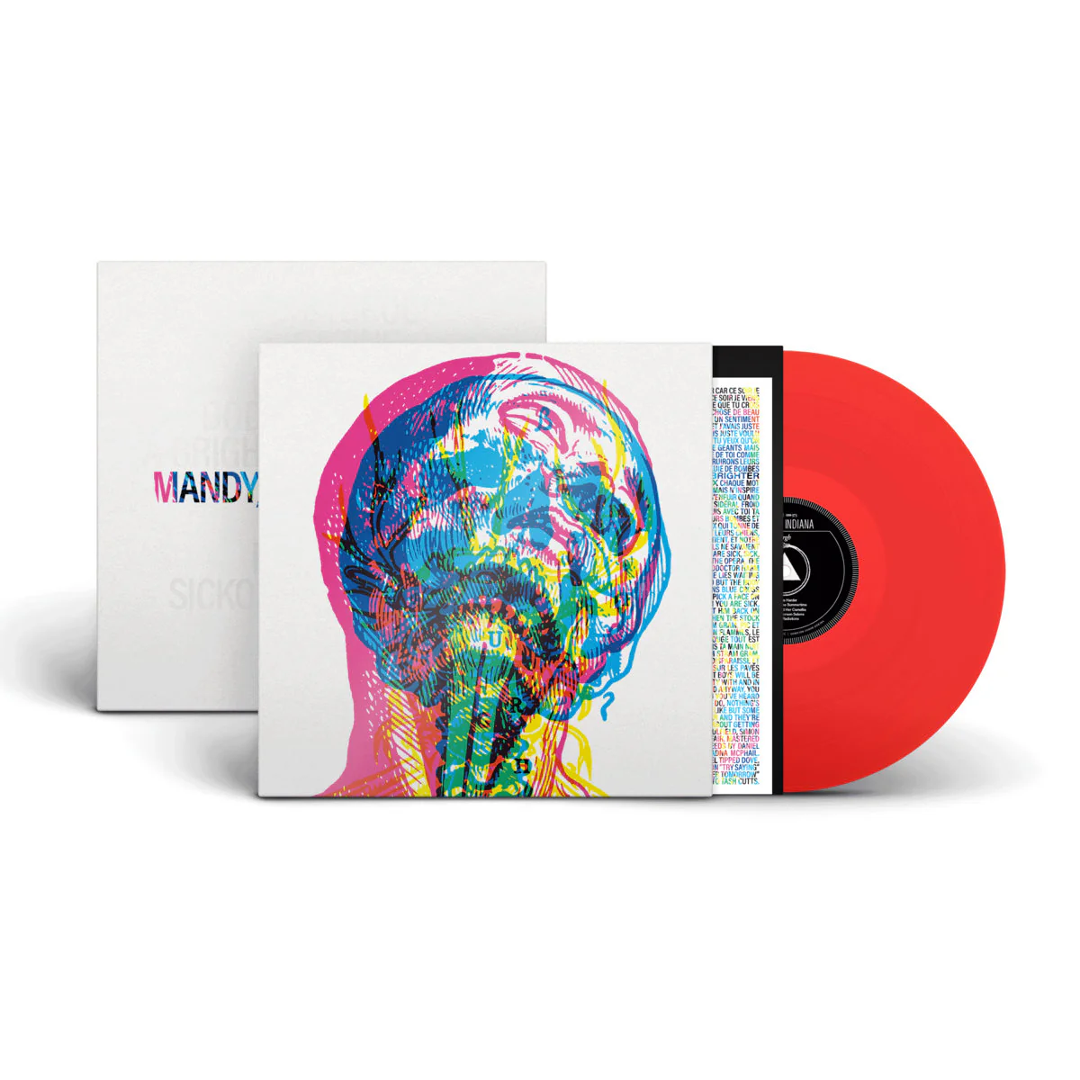 Indiana Mandy - Urgh (Random/Mystery Translucent Red, Green OR Blue Vinyl LP) - Image 2