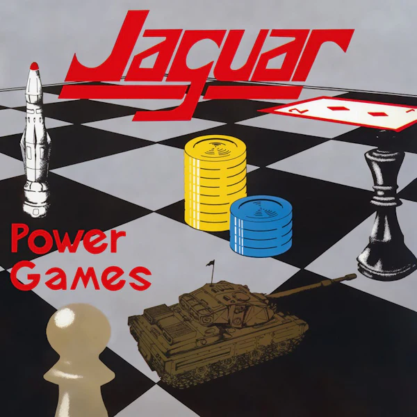 Jaguar - Power Games (Red & Silver LP) - Image 3