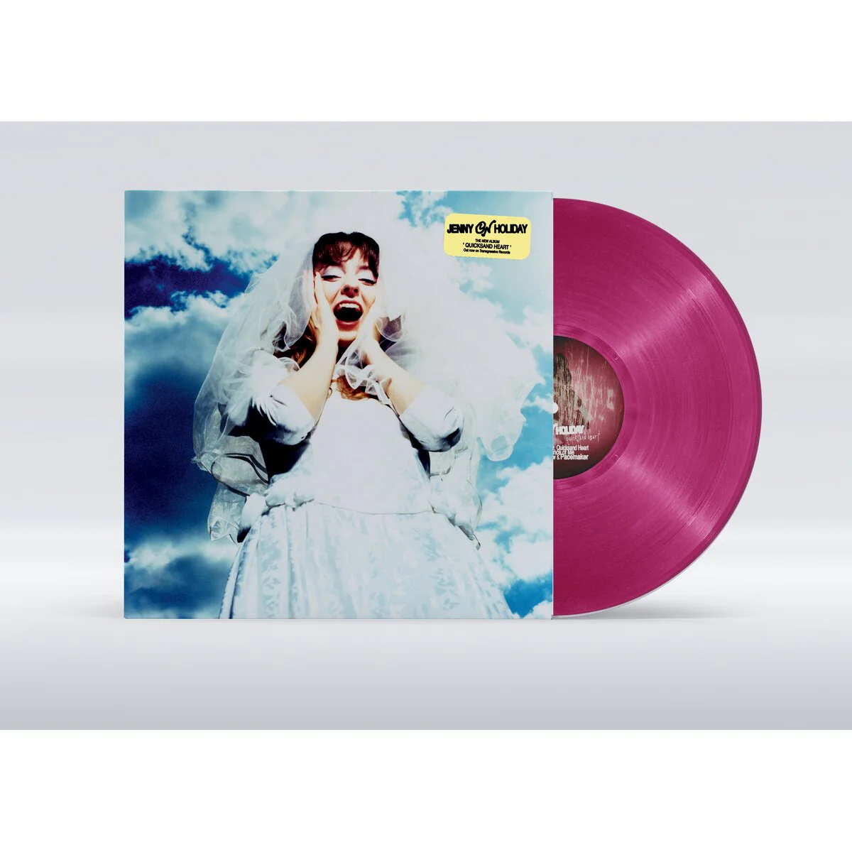 Jenny On Holiday - Quicksand Heart (Magenta Vinyl LP) - Image 2