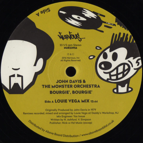 John Davis & The Monster Orchestra - Bourgie, Bourgie (12")