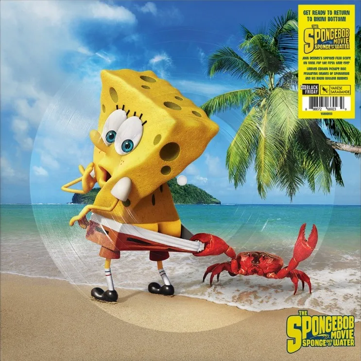 John Debney - The SpongeBob Movie: Sponge Out Of Water (10th Anniversary Edition) (Picture Disc Vinyl LP) - Image 2