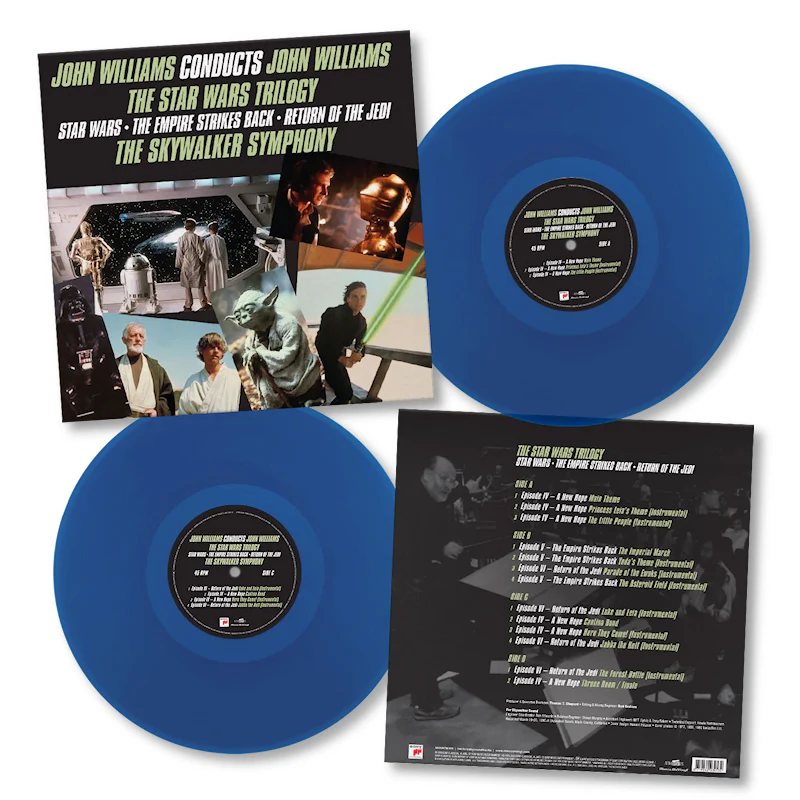John Williams - John Williams Conducts John Williams - The Star Wars Trilogy (Blue Coloured LP)