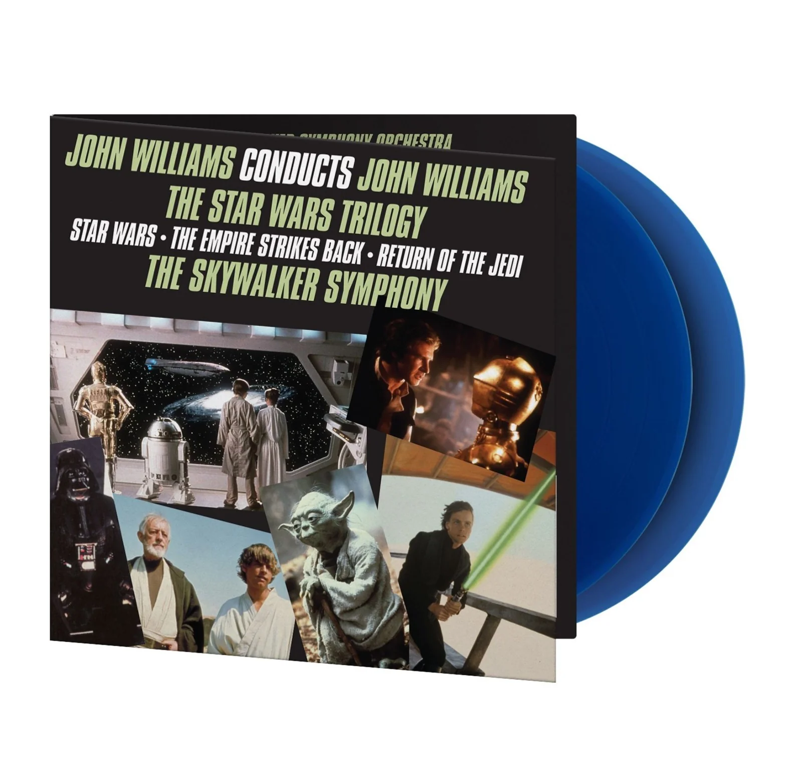 John Williams - John Williams Conducts John Williams - The Star Wars Trilogy (Blue Coloured LP) - Image 2