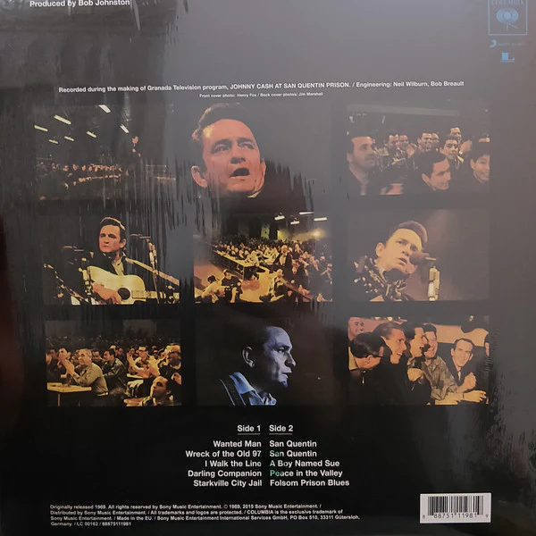 Johnny Cash - At San Quentin (LP) - Image 2