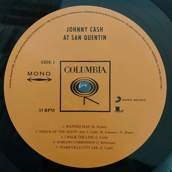 Johnny Cash - At San Quentin (LP) - Image 3