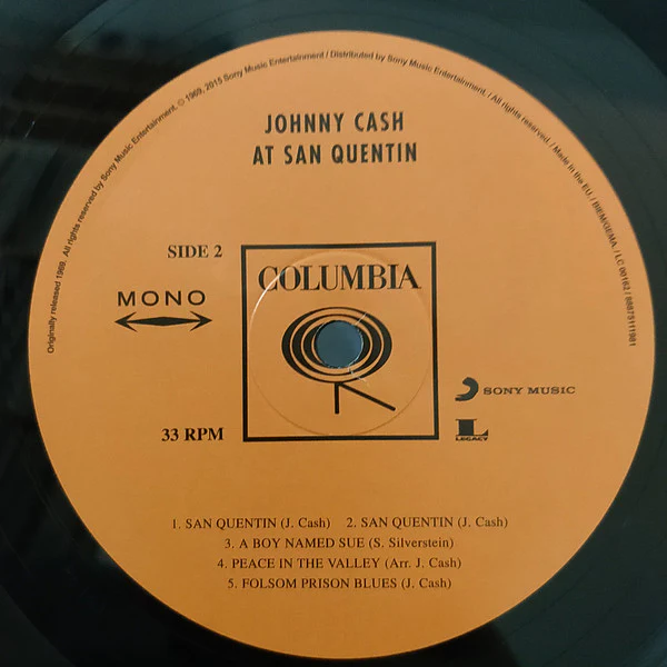Johnny Cash - At San Quentin (LP) - Image 4