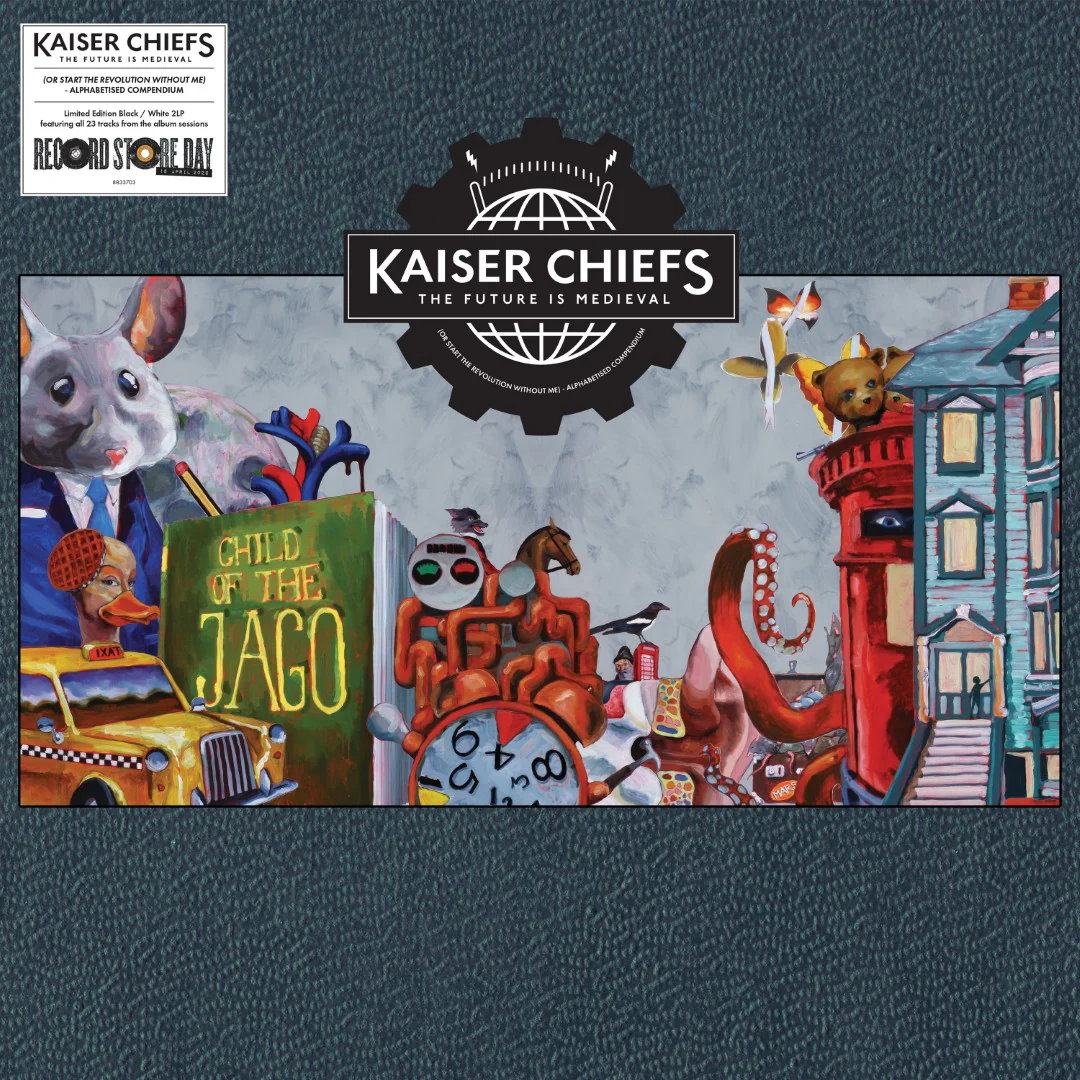 Kaiser Chiefs - The Future Is Medieval (Or Start the Revolution Without Me) - Alphabetised Compendium (15th Annivers (140g Black & White Vinyl LP) - Image 2