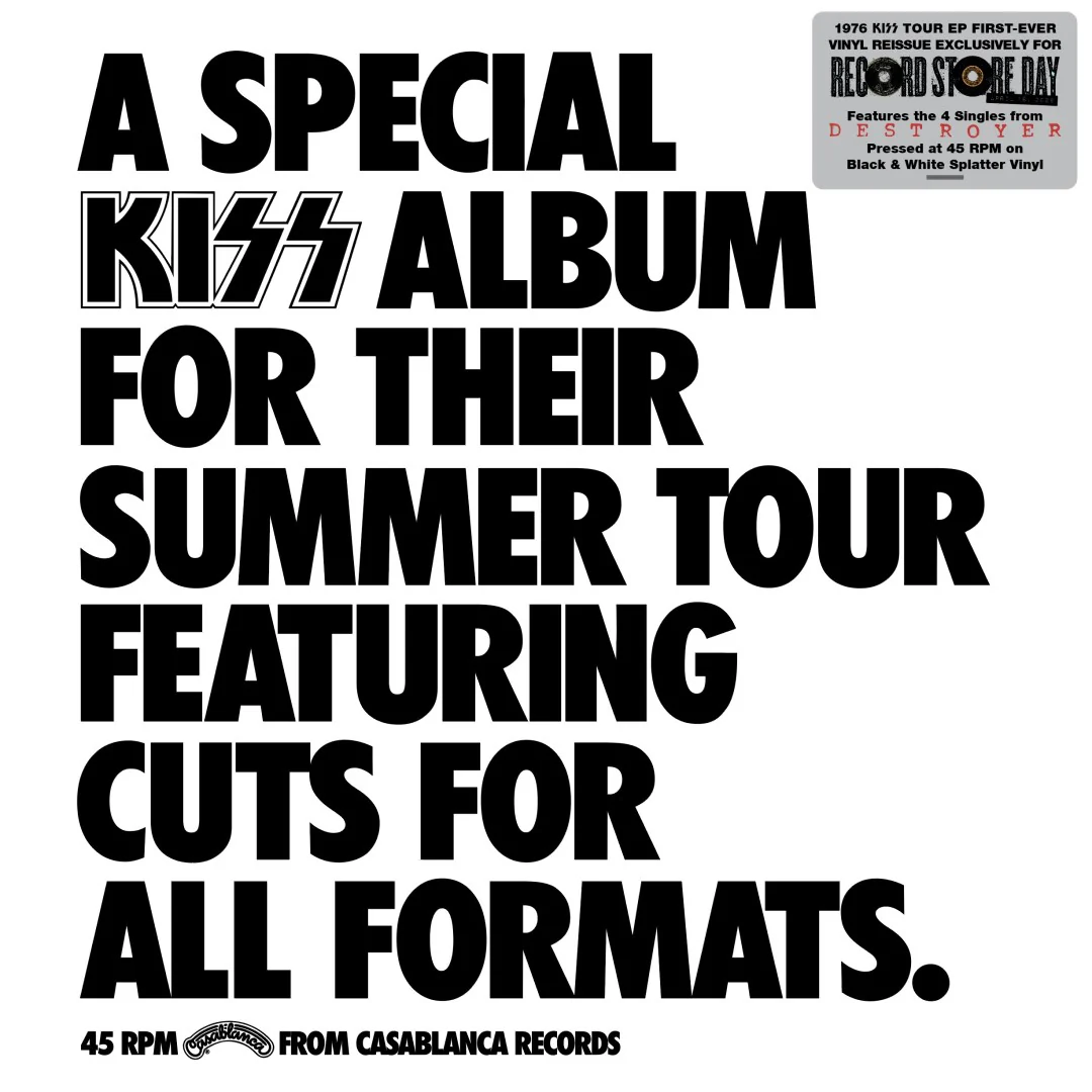 Kiss - A   Special Kiss Tour Album (45RPM, 140gr Black & White splatter 12") - Image 2