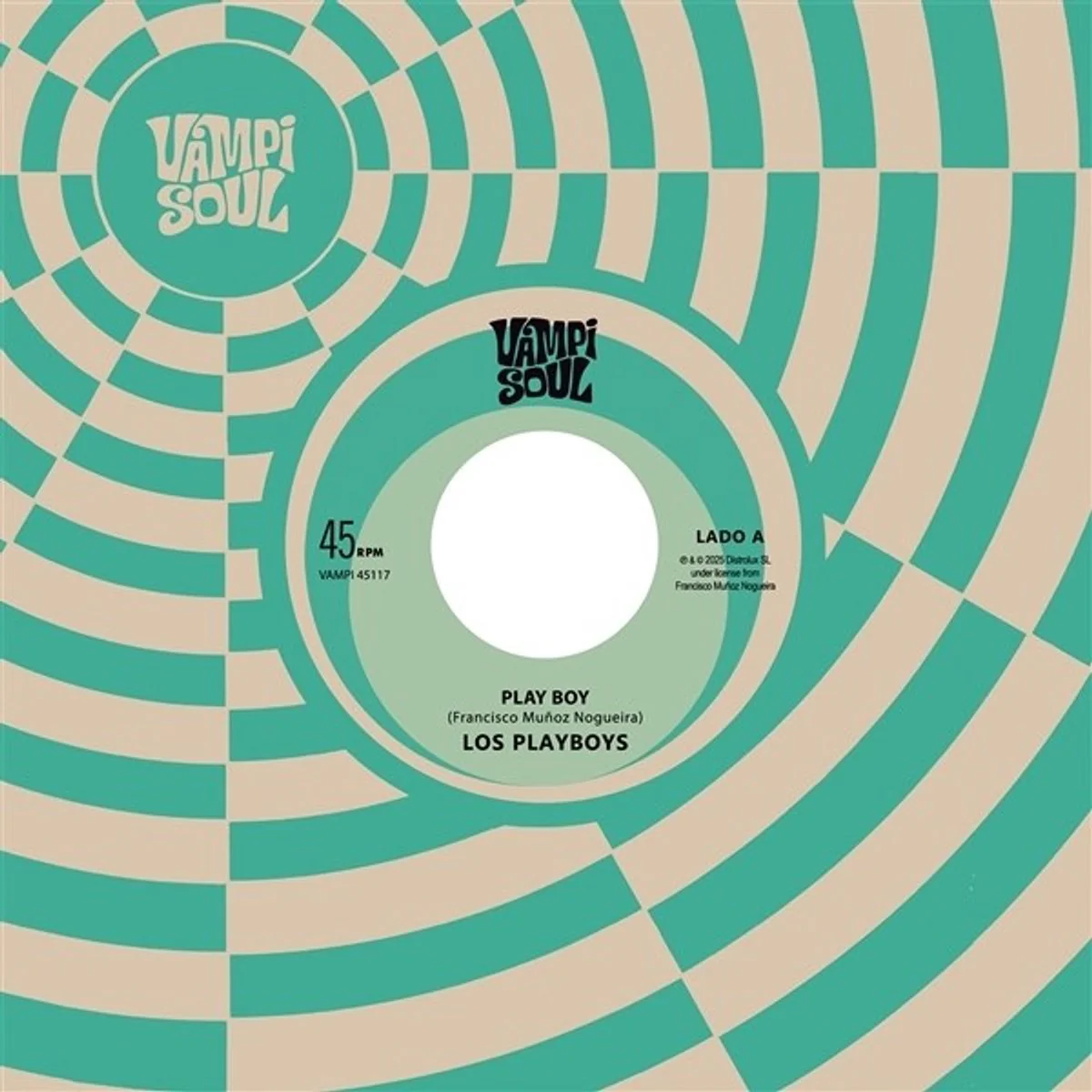 Los Playboys / Los Roger’s - Play Boy / Descarga Rogers (7") - Image 2