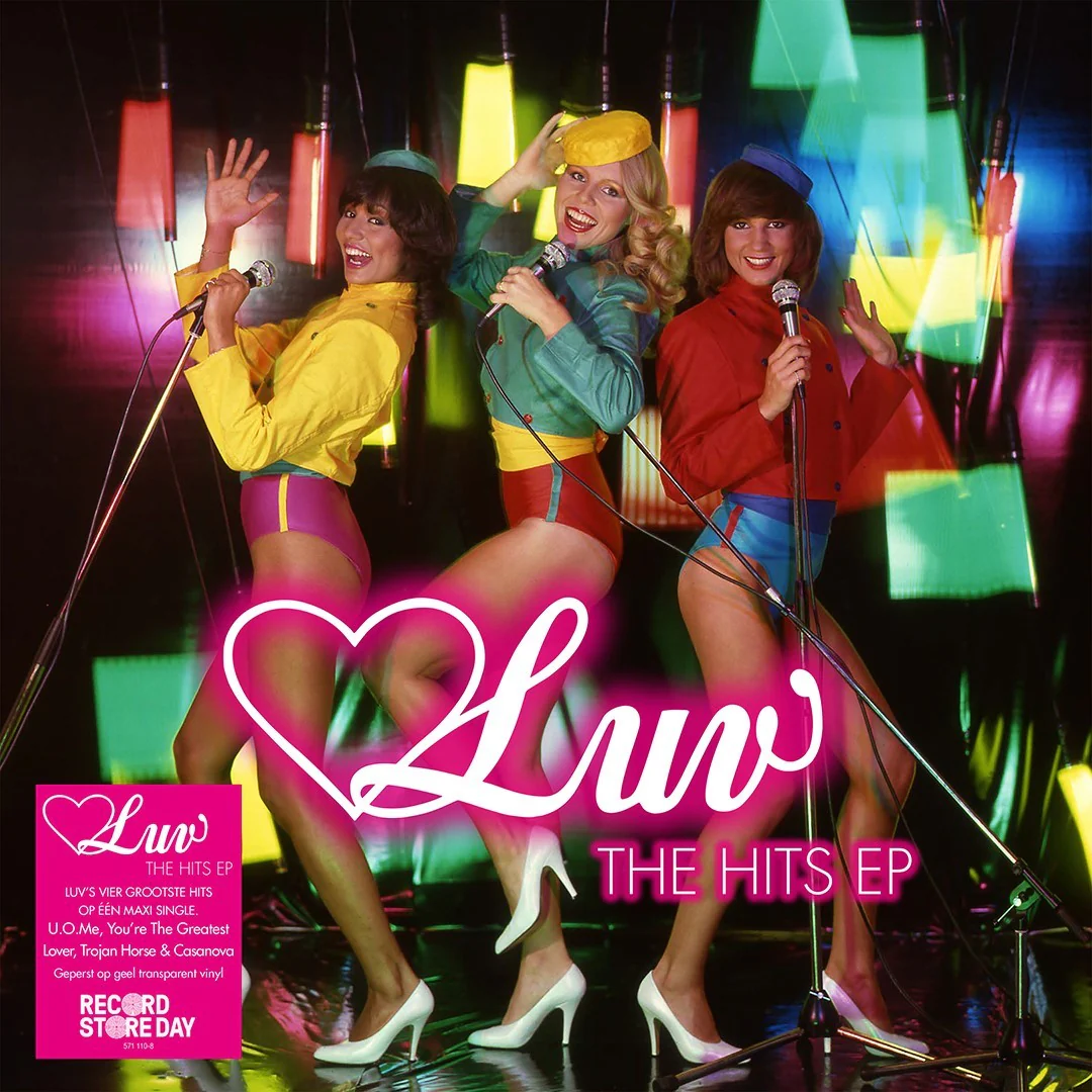 Luv' - The Hits E.P. (Yellow Transparent Vinyl 12") - Image 2