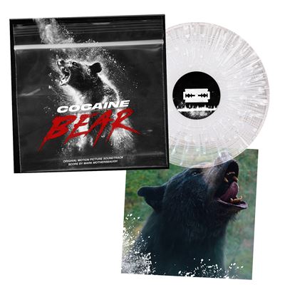 Mark Mothersbaugh - Cocaine Bear (Crystal Clear W/ White Splatter LP) - Image 2
