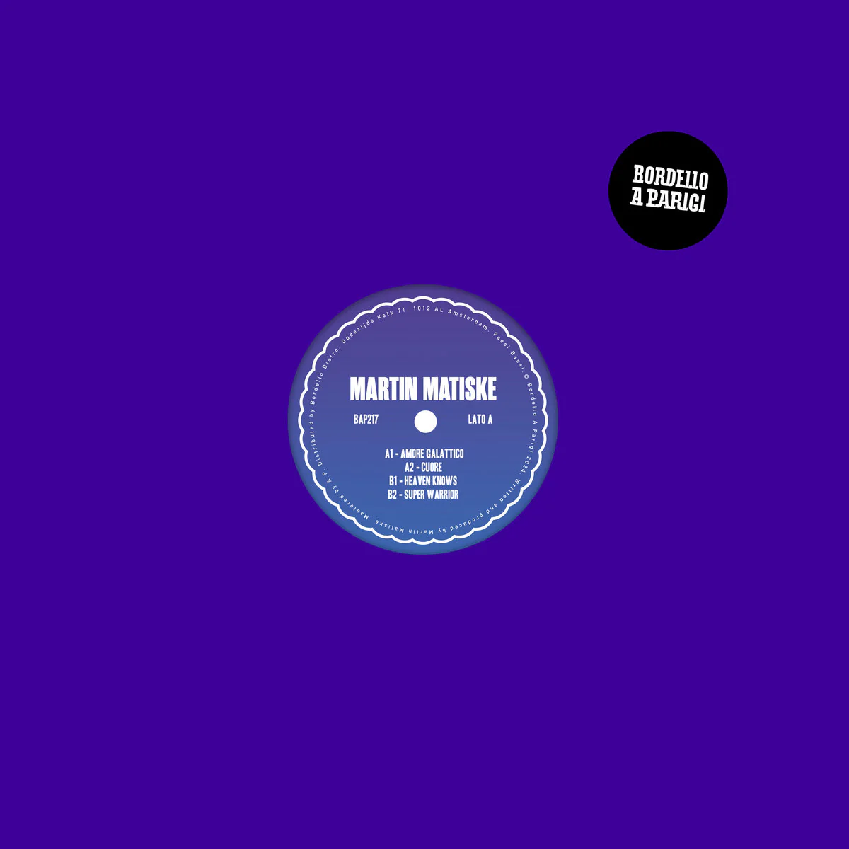 Martin Matiske - Amore Galattico (12")