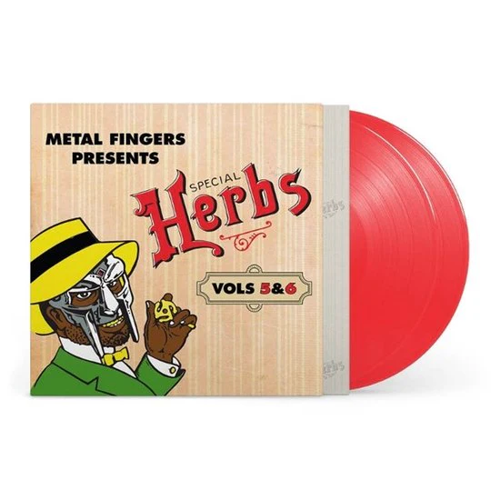 Mf Doom - Metal Fingers Presents: Special Herbs Vols 5 & 6 (Red Vinyl LP) - Image 2
